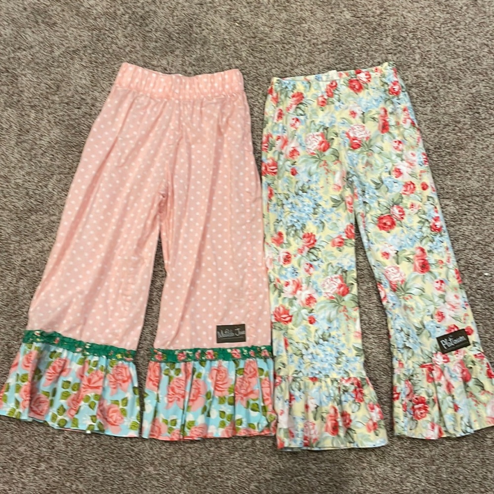 Two pair of size 8 Matilda Jane pants